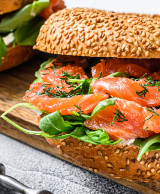 Bagel au saumon fumé