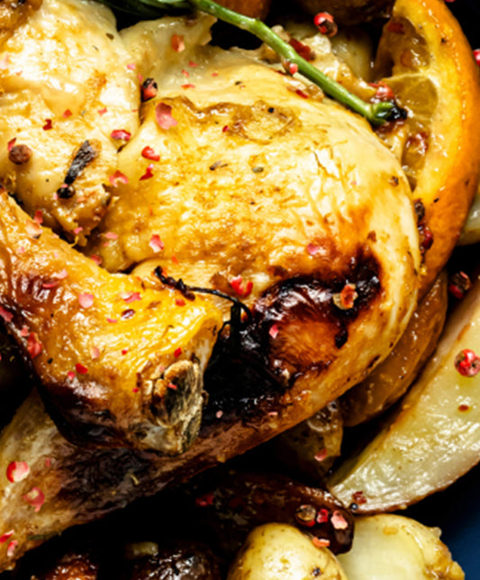 Poulet citron et thym