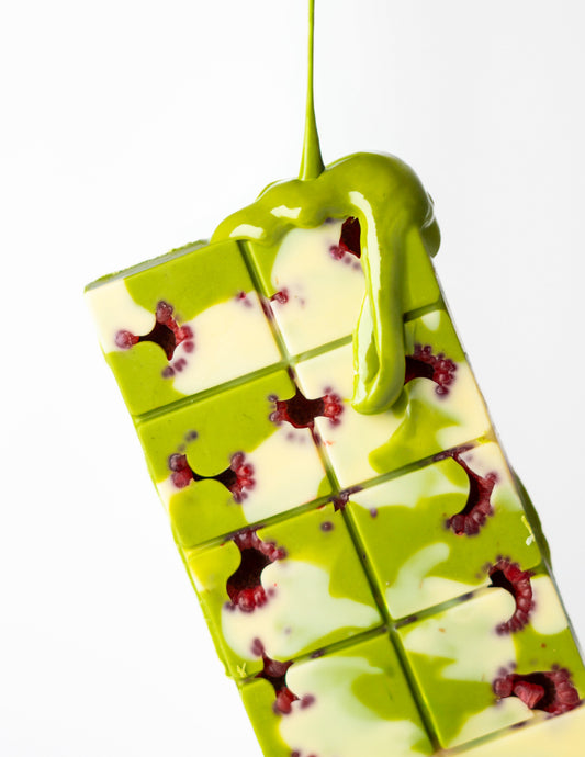 Tablette chocolat blanc et matcha