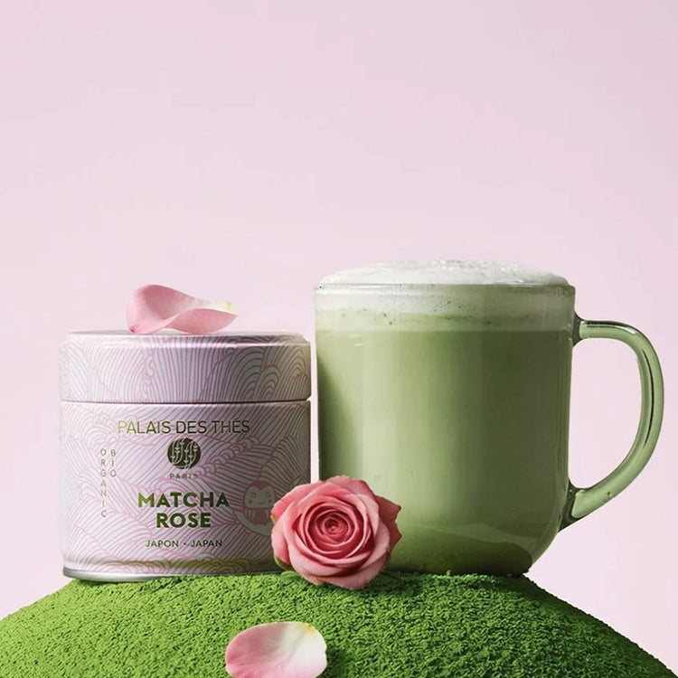Thé Matcha bio à la rose de 30 g Palais des Thés