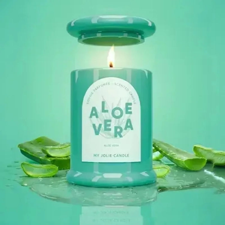 Bougie parfumée Cire végétale Aloé 150 g Vert Salade Les Trendy Maison Berger