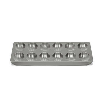 Moule acier revêtu 12 madeleines