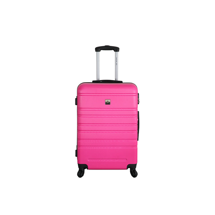 Valise cabine 4 roues ABS Fushia France bag