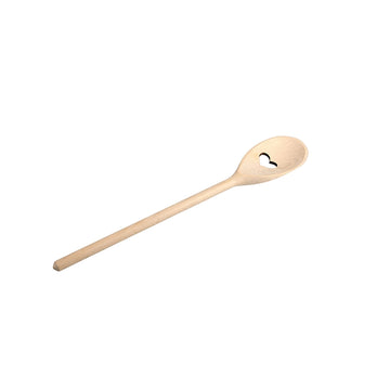 Cuillère ovale en bois de 30 cm Coeur Patisse