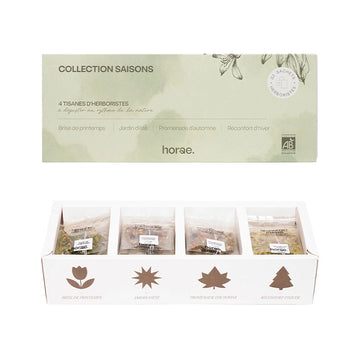 Coffret de 32 sachets d'infusions Bio Collection 4 Saisons Horae