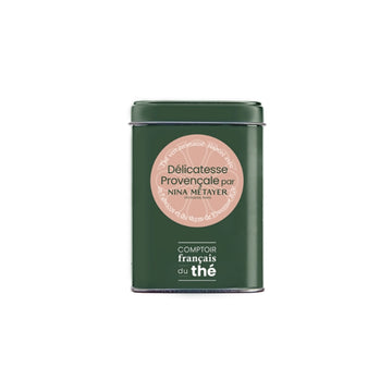 Boîte de thé vert Provençale en vrac de 80g Comptoir Français du Thé