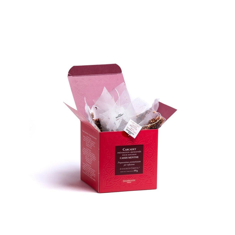Carcadet Cassis Menthe 20 sachets Dammann Frères