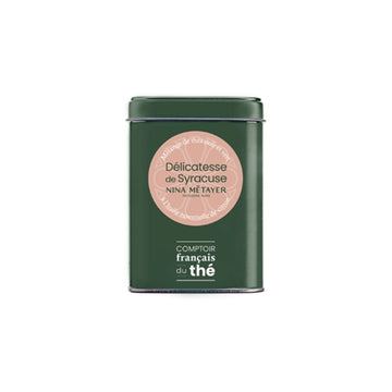 Boîte de thé noir de Syracuse en vrac 90g Comptoir Français du Thé