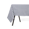 Nappe en coton bleu 150x250 Gingham Tiseco