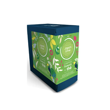 Boîte de 20 sachets de thé vert Japan Lime Comptoir Français du Thé