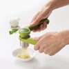 Presse-ail en acier inoxydable et en nylon vert Joseph Joseph