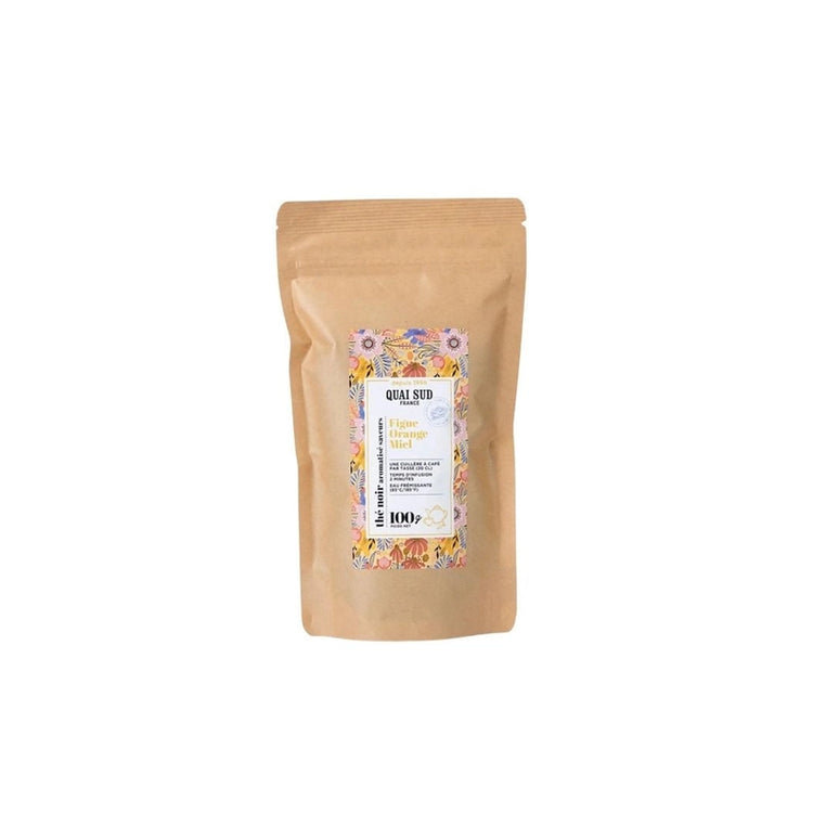 Thé noir figue orange miel vrac 100 g Quai Sud