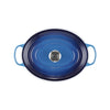 Cocotte ovale en fonte émaillée de 31 cm azur Le Creuset