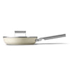 Poêle anti-adhésive 20 cm Crème Années 50 Smeg