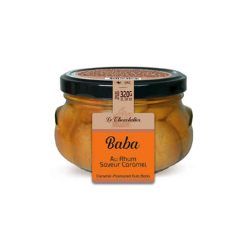 Baba au rhum saveur caramel 12% de 320g Le Chocolatier
