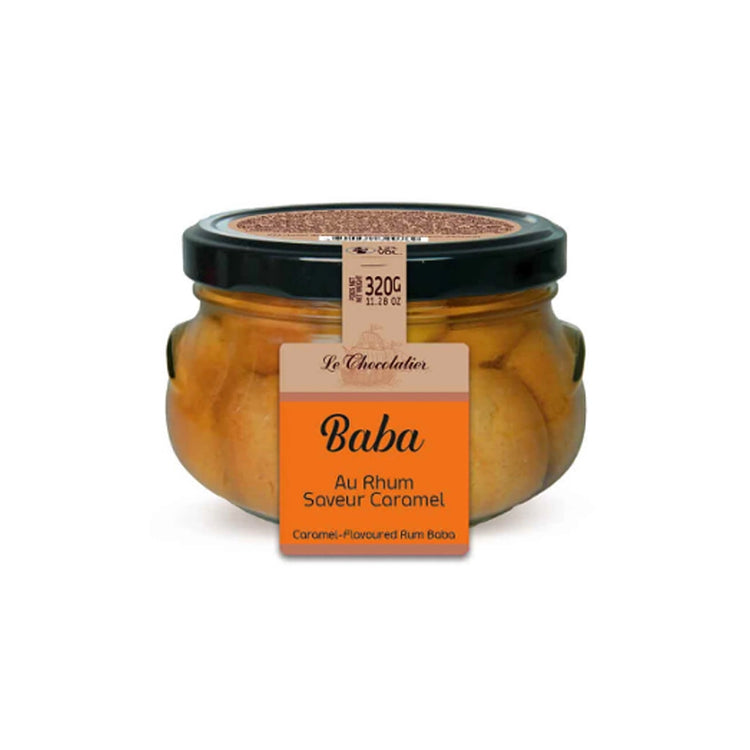 Baba au rhum saveur caramel 12% de 320g Le Chocolatier
