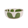 Saladier en grès de 26 cm vert Lulli Table Passion
