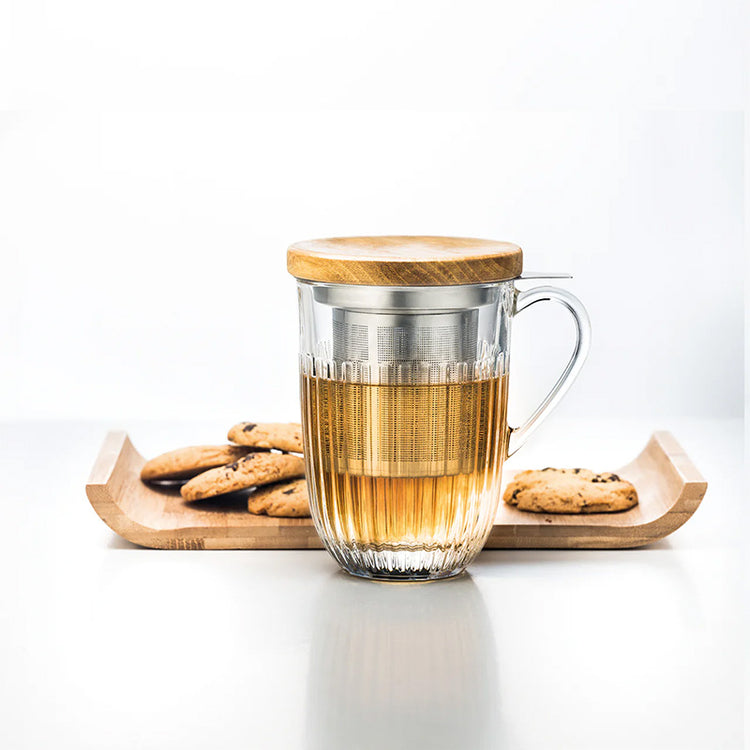 Tisanière en verre pressé 36 cl Ouessant La Rochère