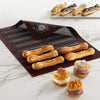 Tapis de cuisson perforé de 30x40cm microperforé en silicone marron Lékué