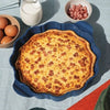 Plat à tarte de 29 cm en bleu myrtille Le Formidable Cookut