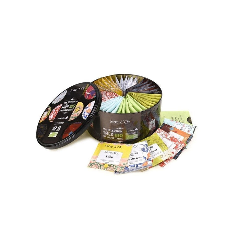 Coffret 48 Sachets Thé Bio Hospitalité Terre d'Oc