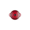 Mini cocotte ronde en grès de 10 cm cerise Le Creuset