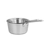 Set 3 casseroles en inox brossé Cristel