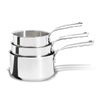 Lot 3 casseroles inox de 16 cm 18 cm 20 cm Milady De Buyer