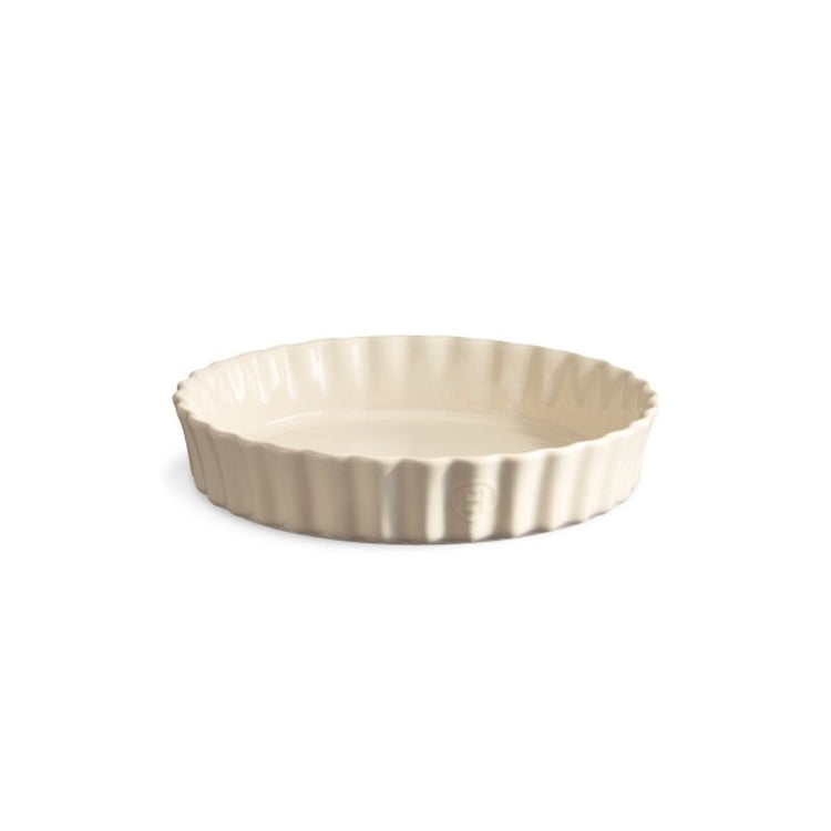Tourtière haute en céramique 24 cm beige Emile Henry