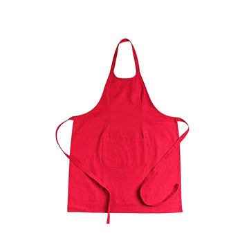 Tablier en coton pour femme Rouge Les Tabliers de Julie Andrieu