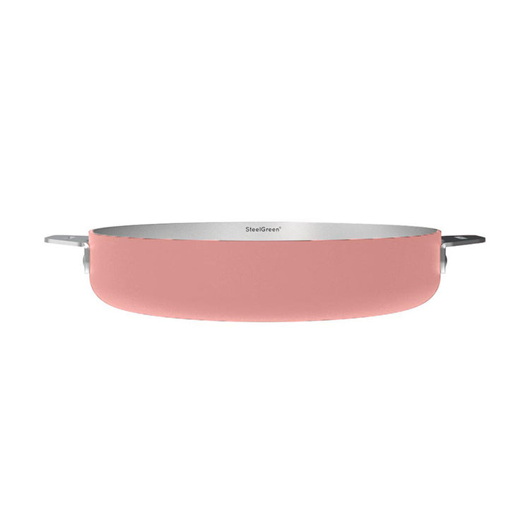 Poêle en inox 24 cm rose La Merveilleuse Cookut