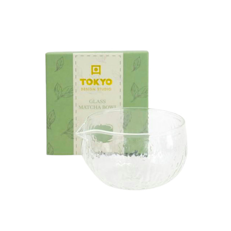 Bol en verre avec un bec pour matcha Tokyo Design