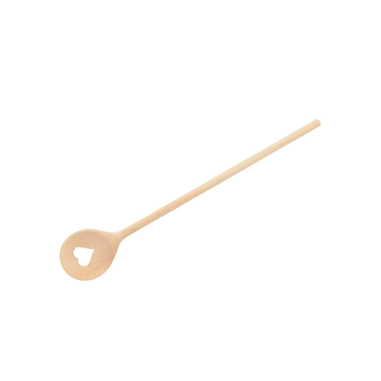 Cuillère ronde en bois de 30 cm Coeur Patisse