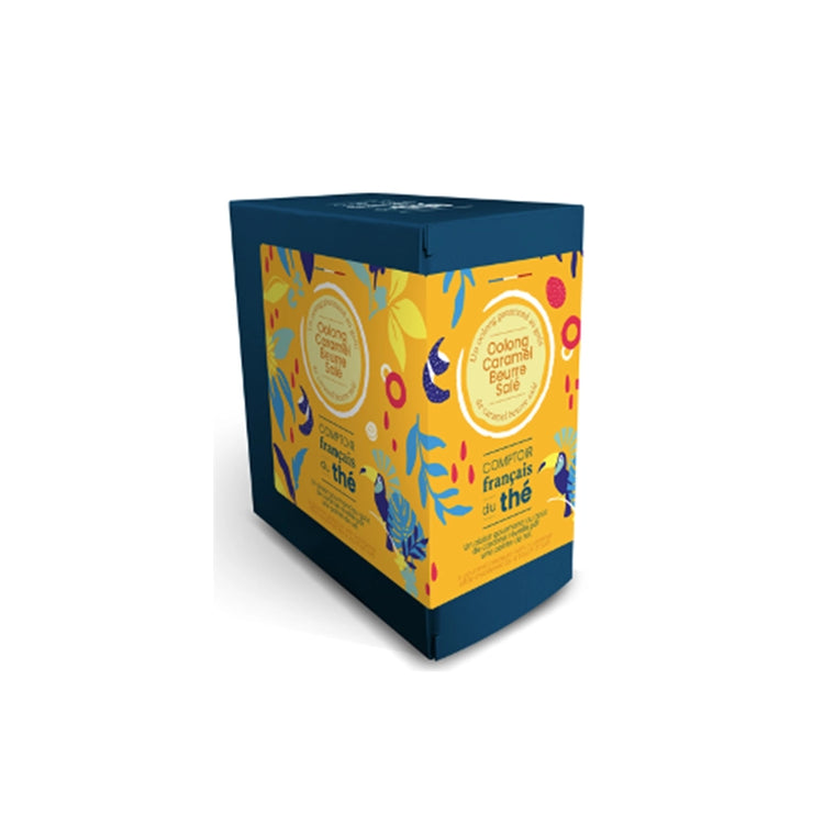 Boîte de 20 sachets de thé Oolong Caramel beurre salé Comptoir Français du Thé