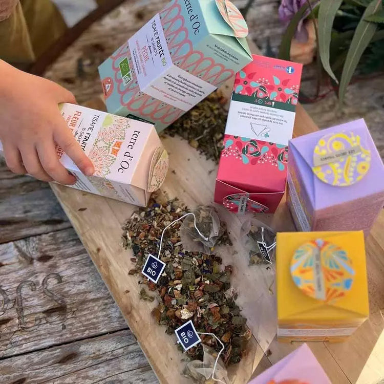 Tisane fleur d'oranger, passiflore et mandarine bio 15 sachets Terre d'Oc