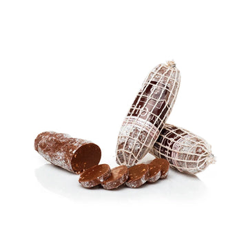 Saucisson en chocolat au lait praliné de 100g Maison Guiguet