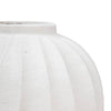 Vase boule en céramique blanc de 44,5 cm Amia Atmosphera