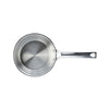 Set 3 casseroles en inox brossé Cristel