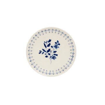 Assiette à dessert bleu en grès 21cm Appoline Table Passion