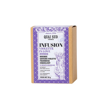Infusion Violette In Love 15 sachets Quai Sud