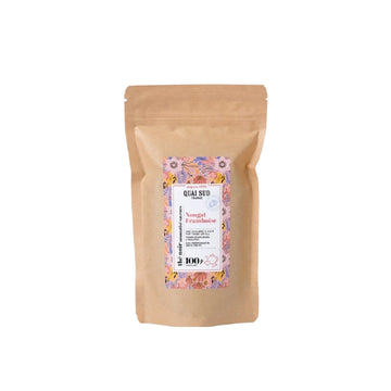 Thé noir nougat framboise vrac Quai Sud