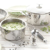 Lot 3 casseroles inox de 16 cm 18 cm 20 cm Milady De Buyer