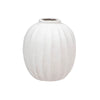Vase boule en céramique blanc de 44,5 cm Amia Atmosphera