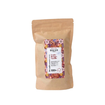 Thé noir fruits rouges vanille vrac 100 g Quai Sud