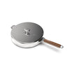 Lot de 2 poêles et 1 casserole en inox La Merveilleuse Miroir Cookut