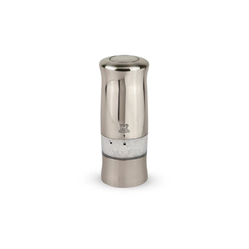 Moulin électrique à sel en inox de 14 cm Zeli Peugeot