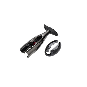 Tire-bouchon automatique avec coupe-capsule de 15,6cm noir Activ-ball Le Creuset
