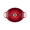Cocotte ovale en fonte émaillée de 31 cm cerise Le Creuset