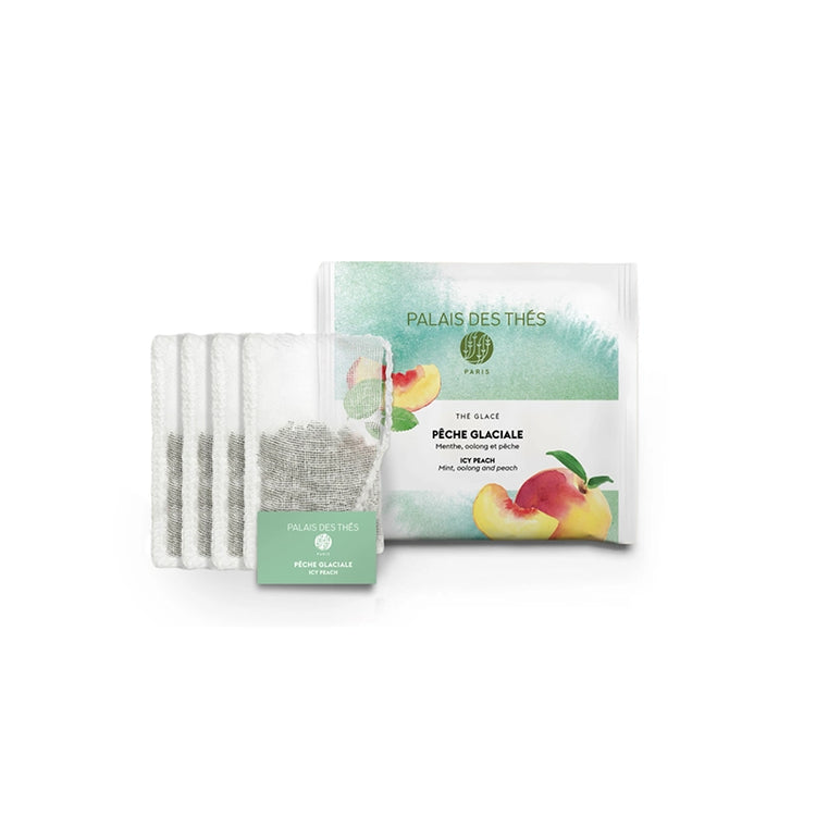 Thé Glacé bio à la pêche glaciale 4 sachets Palais des Thés
