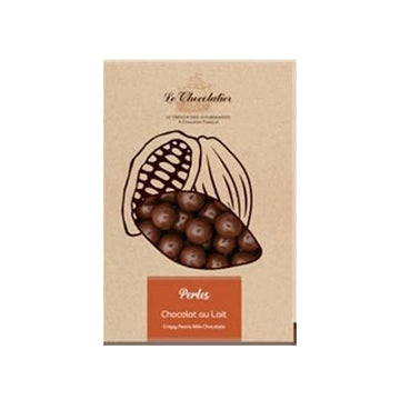 Boite de perles au chocolat au lait 130g Le Chocolatier
